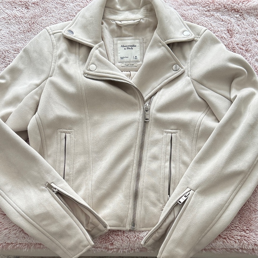 Abercrombie & Fitch Vegan suede jacket